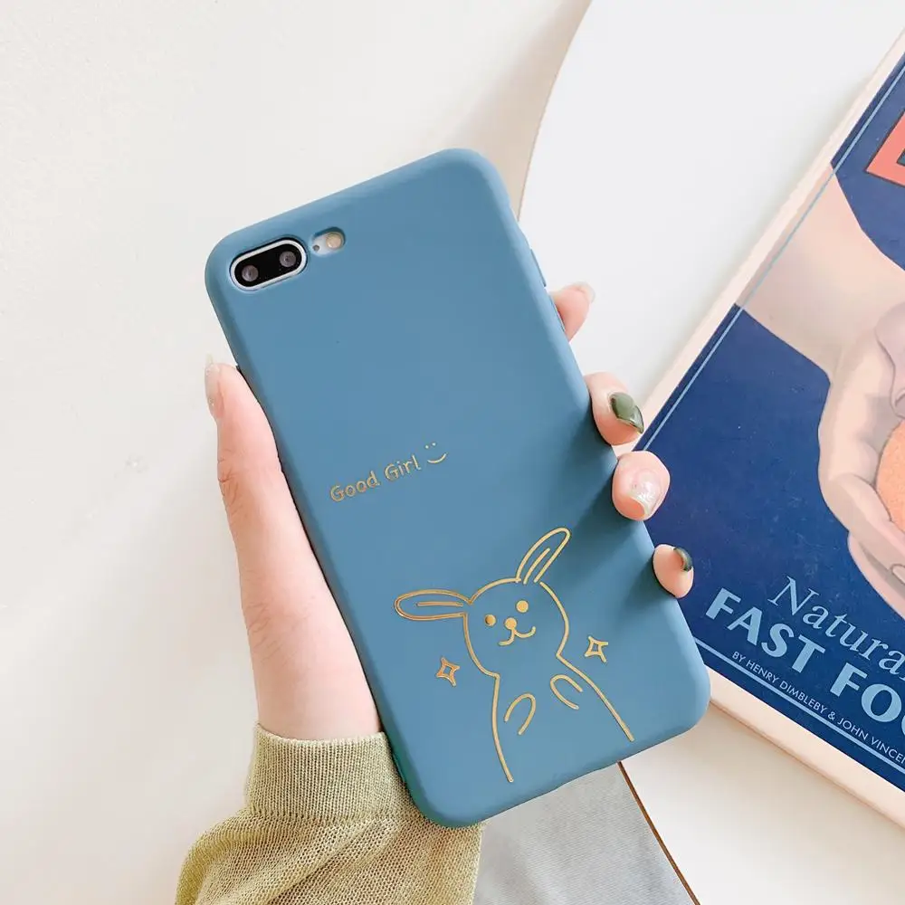 

Candy Color Soft TPU Case For Iphone 6 7 8 Plus X XS XS MAX XR Matte Back Cover Capa