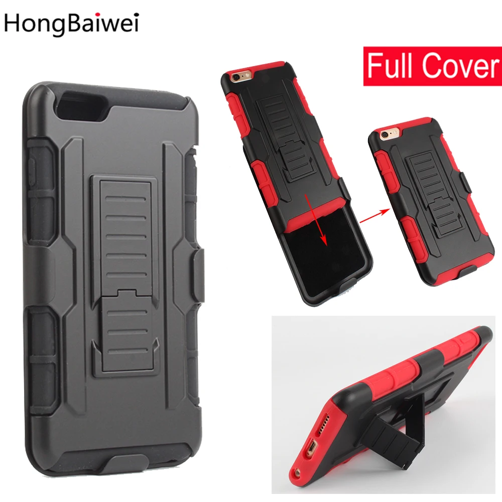 

Armor Hybrid Case For iphone 6S Plus 6 stand Hard Case For iphone 6S Case Phone Cover Shockproof Silicone Case