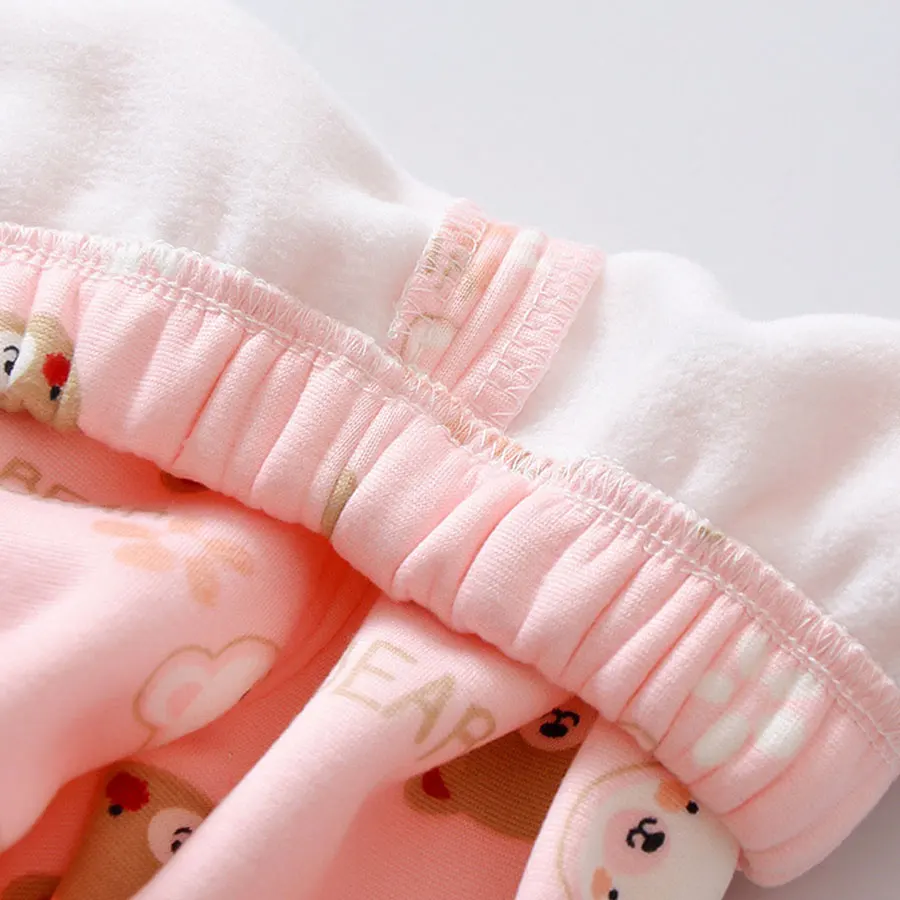 Пижамный комплект для девочек, зимний теплый вельветовый костюм с длинными рукавами+ штаны комплект детской одежды из 2 предметов, пижама для мальчиков, 4