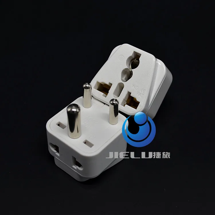 India Plug Universal UK EU US AU Convert to South Africa Travel Adaptor