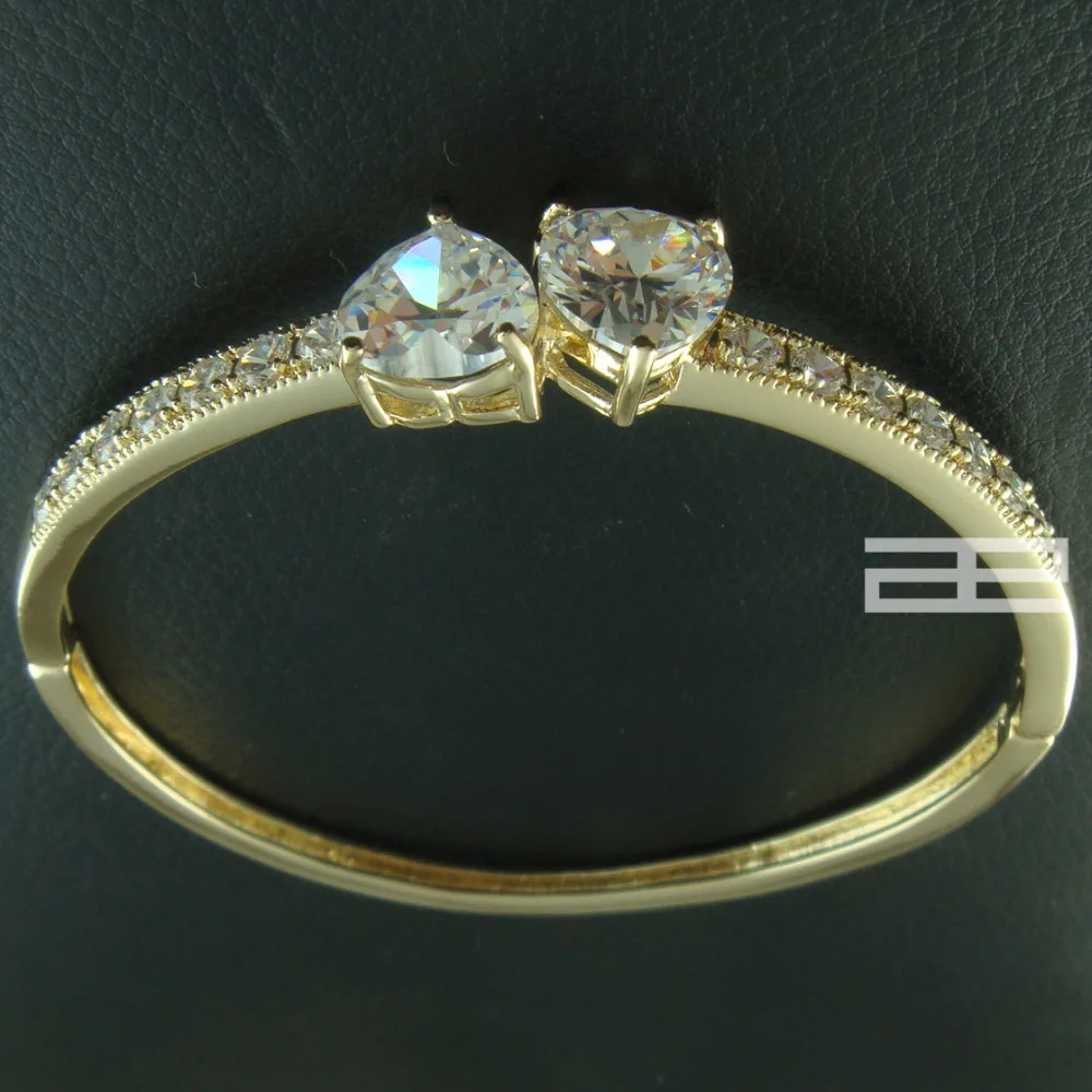 Желтый золотистый Женский Открытый браслет G47|open bangle|gold womens banglebangles open |