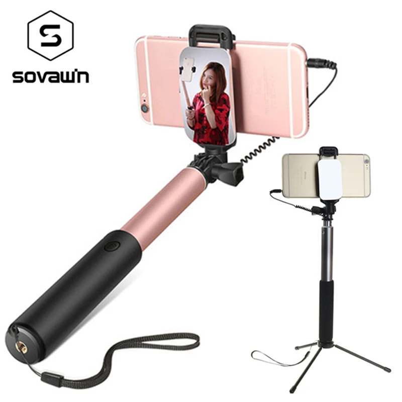

Smartphones selfie stick universal Phone Android Bluetooth selfie stick tripod mirror monopod for Iphone with remote shutter