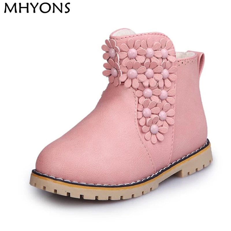 New Fashion Children Autumn Spring Winter Boots Cute Keep Warm Kids