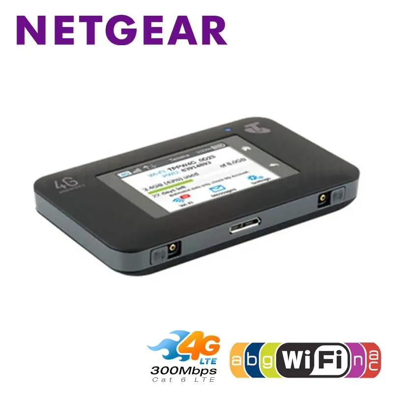 Разблокированный маршрутизатор NETGEAR AC790S Cat6 2CA 300 Мбит/с 4G Wi-Fi Беспроводной адаптер Aircard 790S 4G LTE Мобильная точка доступа+ 2 шт 4G антенна