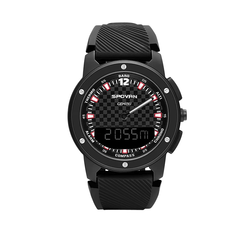 

Spovan Top Brand Sport Man Watch Luxury Silicon Digital Smart Wristwatch Waterproof Military Quality A Fitness Causal Dress Saat