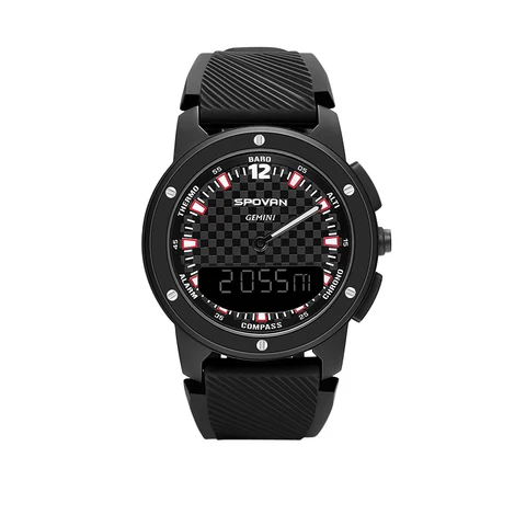 Relógio de Luxo Pulso à Prova Spovan Marca Superior Esporte Homem Silicone Digital Inteligente Relógio Dmilitary Água Militar Qualidade um Fitness Causal Vestido Saat