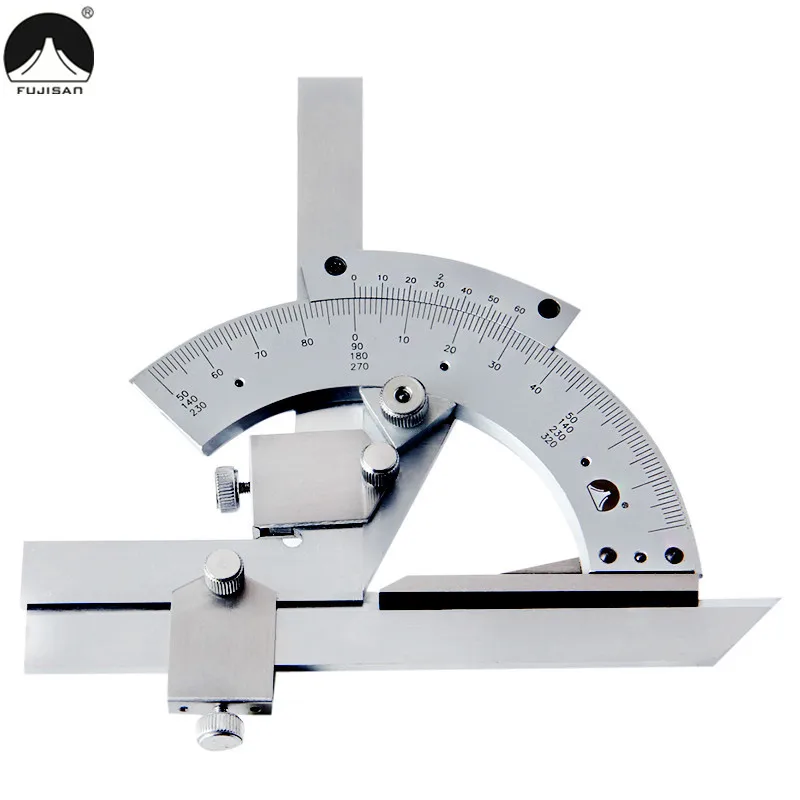 0 320 Degree Protractor Angle Ruler Universal Vernier Caliper Square