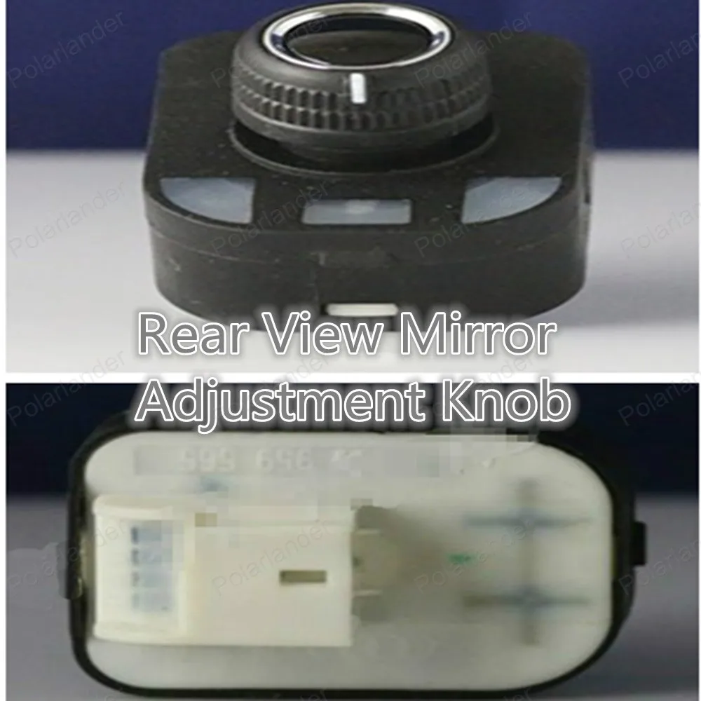 Polarlander Hot Sale Rear View Mirror Adjustment Switch Chrome for A