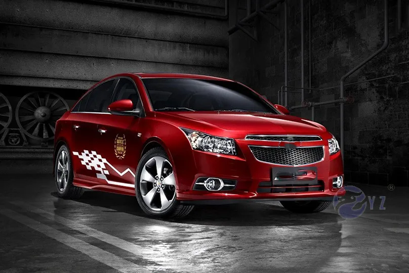 Автомобильная проблесковая дневные ходовые огни для Chevrolet Cruze 2009 2010 2011 2012 2013 Противотуманные фары Крышка Габаритные огни лампы для фар 12V дневной свет