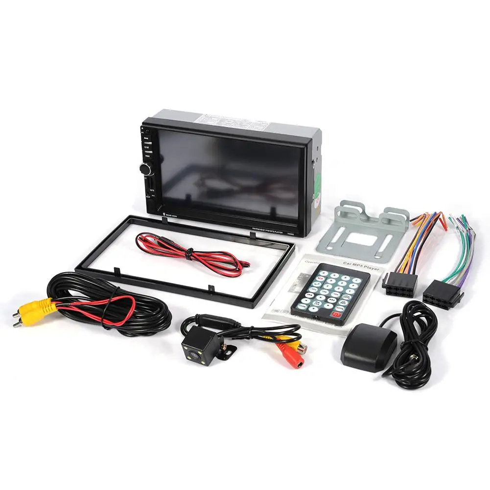 

7 Inch Bluetooth FM Radio GPS MP5 Car Audio Player Video Player With LED Rear View Camera Car Audio U Flash Disk Machine