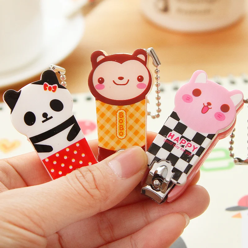 Korean version of the portable cute cartoon nail scissors nail clippers nail scissors manicure tools