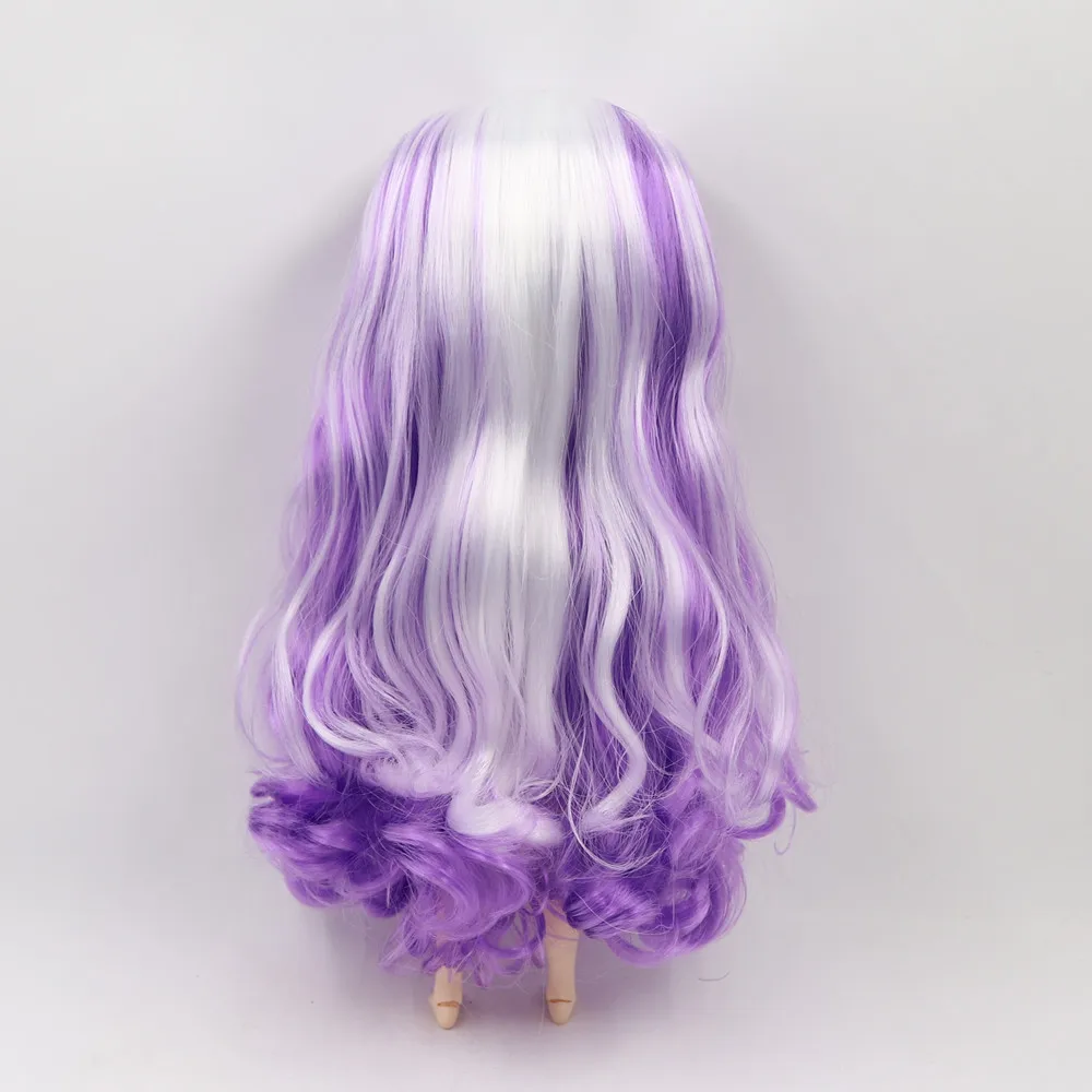 ICY Fortune Days factory blyth Кукла № 280BL136/7216 Обнаженная кукла белая кожа фиолетовый смешанные белые волосы и матовое лицо соединение тела