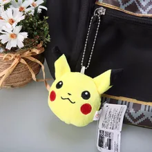 1 шт. плюшевый Пикачу куклы Мини kawaii набивная сумка в виде игрушки ремень подвеска брелок для сумки рюкзак аксессуары