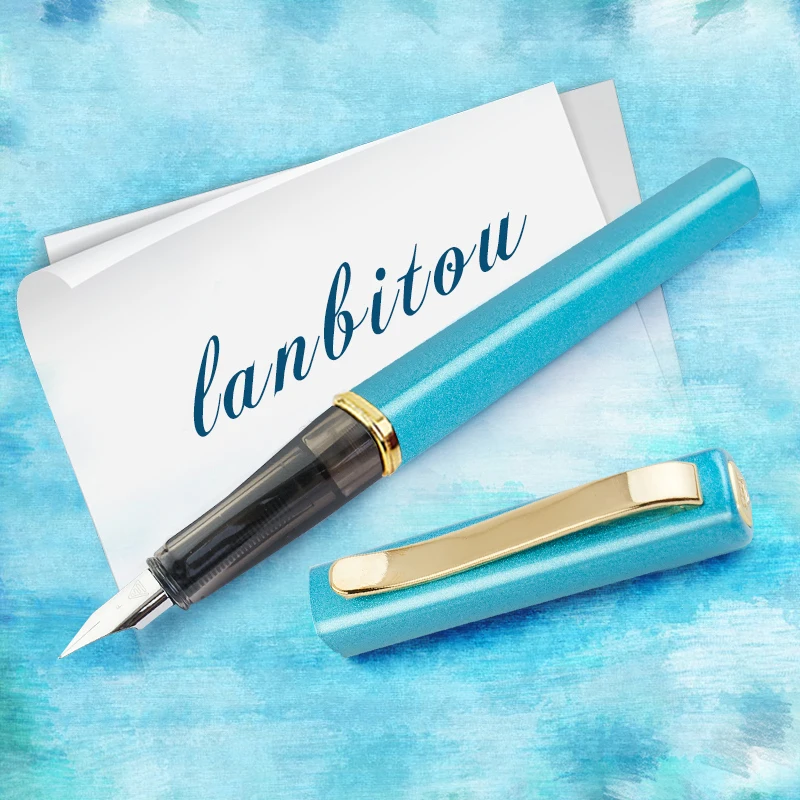 

1pc Fountain Pen Posture Correction Practice Handwriting Ink Pens for Student F Nib 0.5mm Hooded Nib 0.38mm for Choose