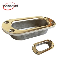 Морская яхта 316 нержавеющая сталь 139,7 мм якорный канат цепь линия швартовки овальная хоз труба морской аксессуар