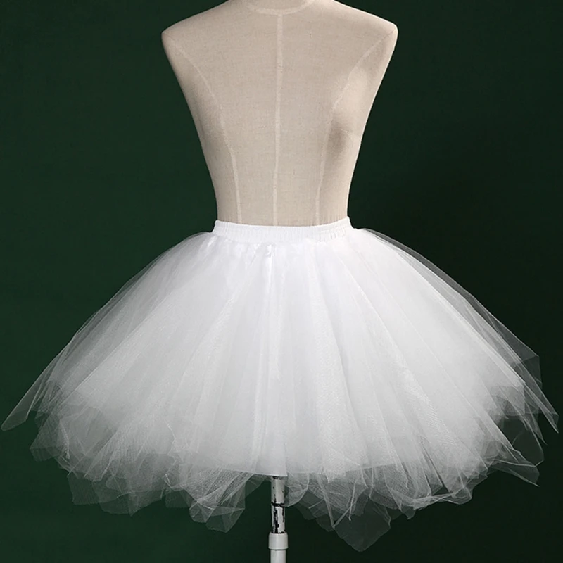 Для женщин Обувь для девочек милое платье принцессы Винтаж Балетные костюмы пузырь Пышные юбки короткая юбка