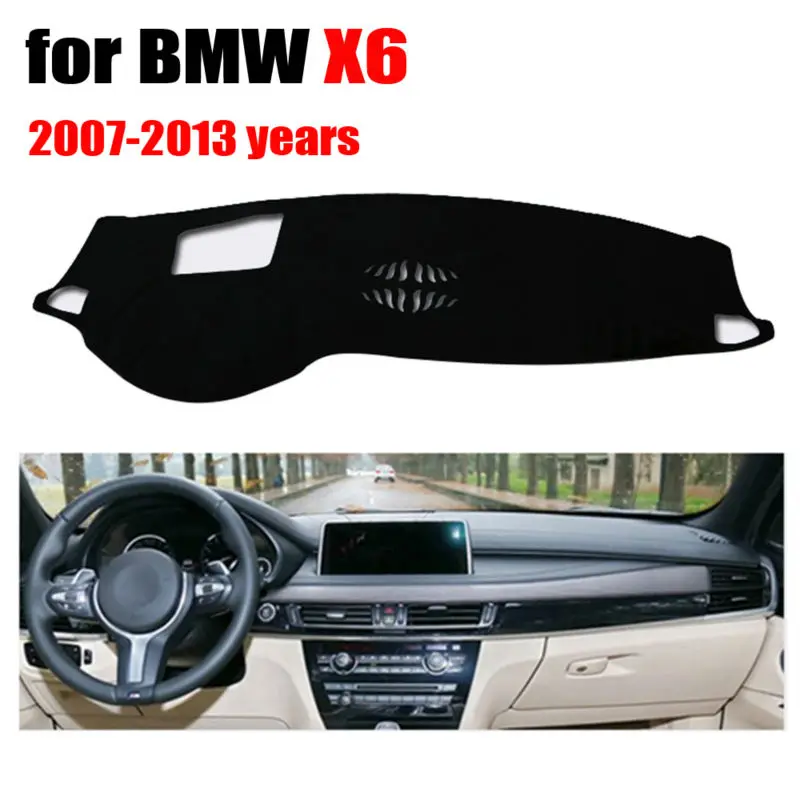 RKCA Car dashboard covers for BMW X6 High configuration 2007 2013 Left