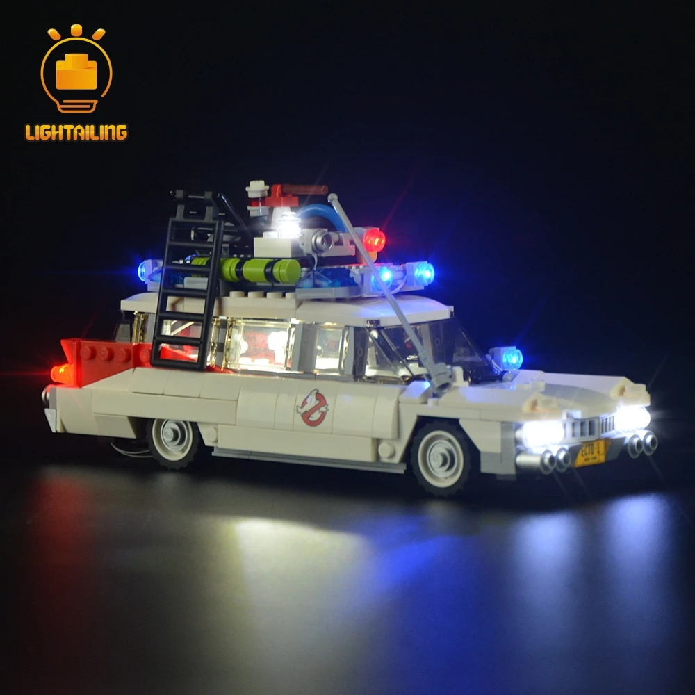 Günstige LIGHTAILING Led Licht Up Kit Für Ghostbusters Ecto 1 Bausteine Modell Beleuchtung Set Kompatibel Mit 21108