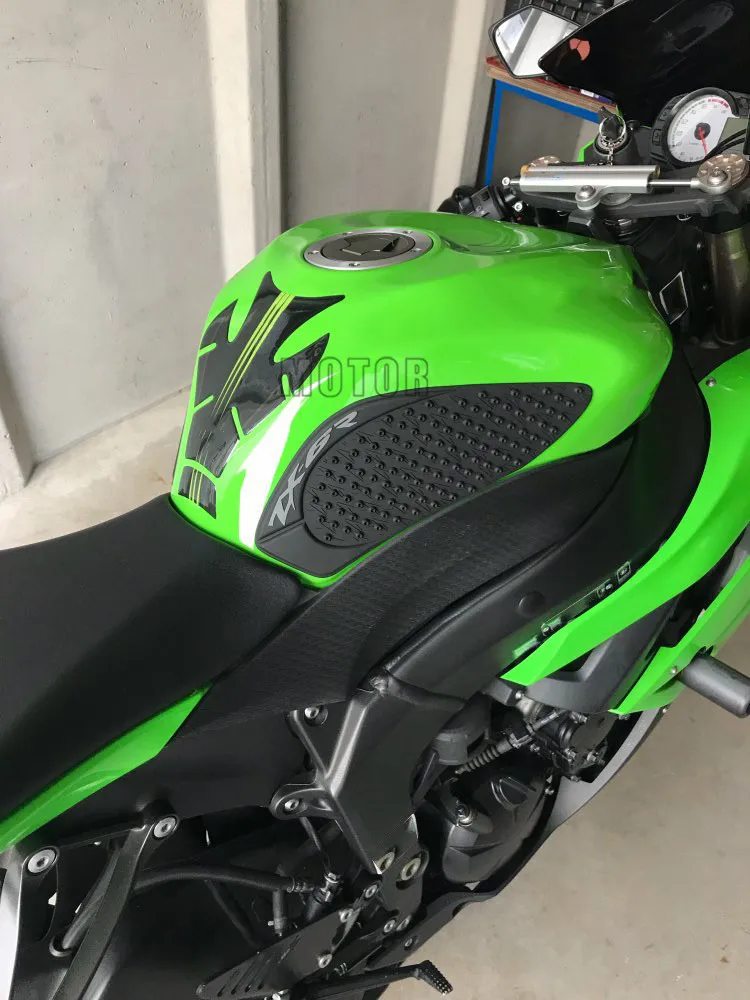 Для Kawasaki ZX6R ZX-6R ZX 6R 2009- 2010 2011 2012 2013 мотоциклетный газовый топливный бак защита сцепления Наклейка