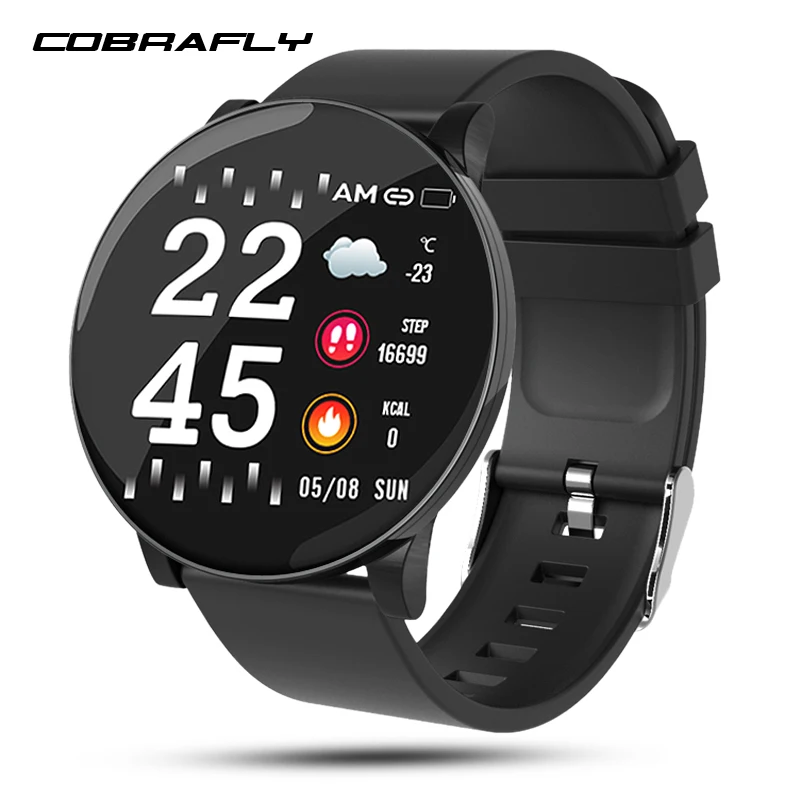 

Cobrafly W8 Smart Band Blood Pressure Fitness Tracker Watch Heart Rate Sleep Monitor Smart Sport Watch IP67 for Android IOS