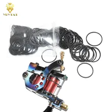 Лот из 200 шт Черная тату машина резиновые ленты поставка RBNB