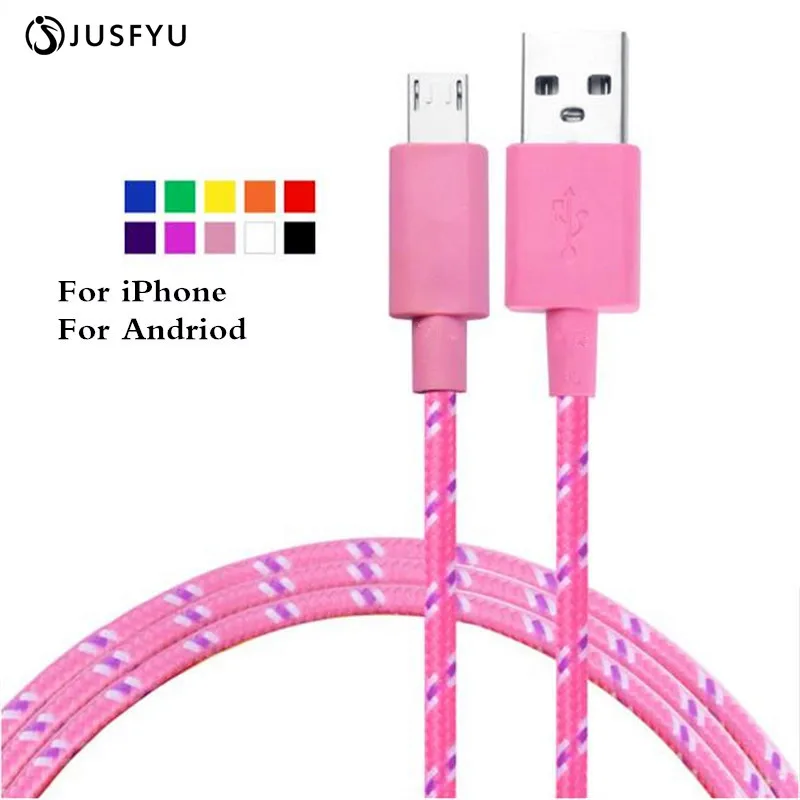 

Micro USB Cable for iPhone 6 6s Plus Samsung Xiaomi Huawei HTC Sony Fast Charging USB Data Cables for Android Mobile Phone Cable