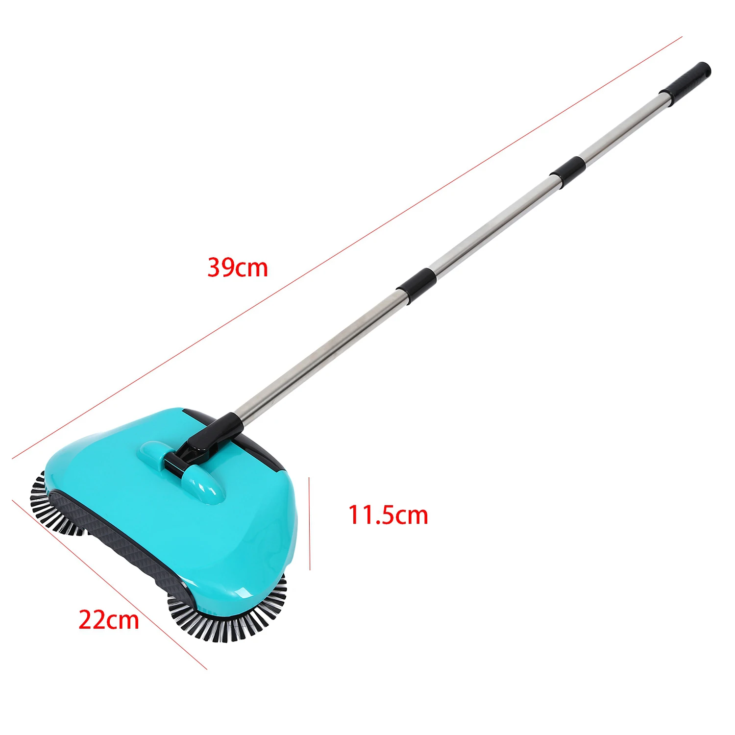 Stainless Steel Sweeping Machine Push Type Hand Push Magic Broom Dustpan Handle Household Cleaning Package Hand Push Sweeper M