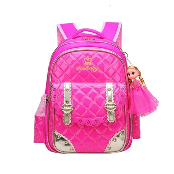 

Waterproof Children School Bags for Girls Cartoon princess school Backpack Girl kids Satchel Schoolbag Kids Book Bag Mochilas