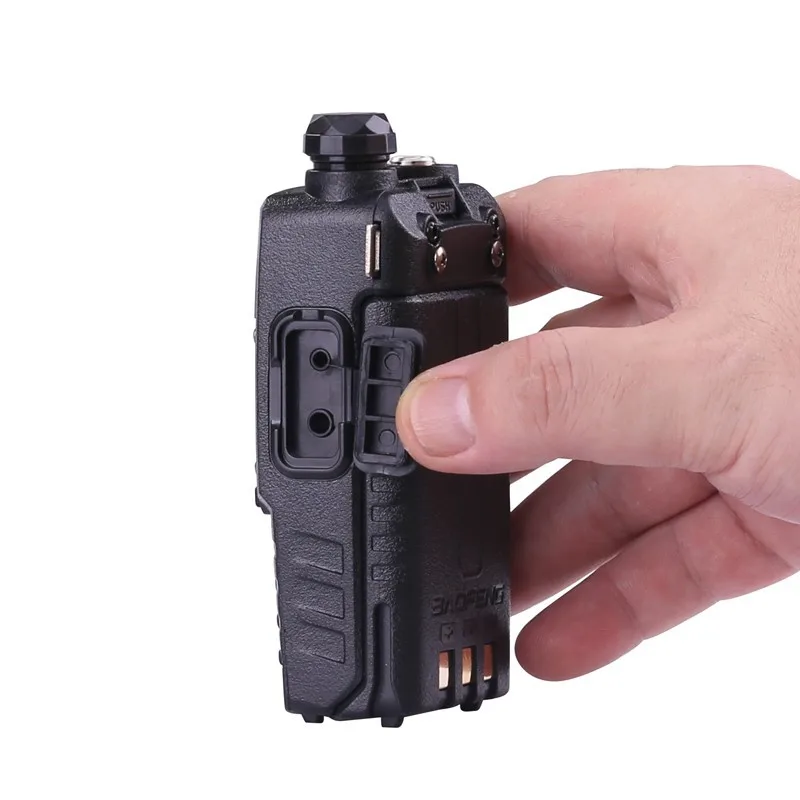 (2 PCS)Baofeng UV5RA Ham Two Way Radio walkie talkie Dual-Band Transceiver (Black)