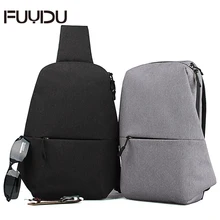 FUYIDU Мужская многофункциональная сумка-мессенджер высокой емкости, нагрудная сумка на плечо, сумки через плечо, маленькая дорожная сумка для коротких поездок, слинг