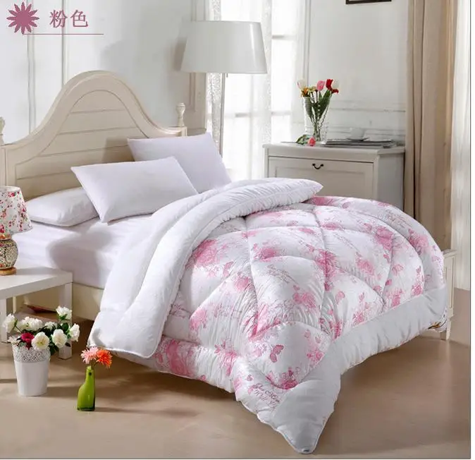 Soft Fleece Quilt Winter Blanket Cotton And Goose Down Comforter