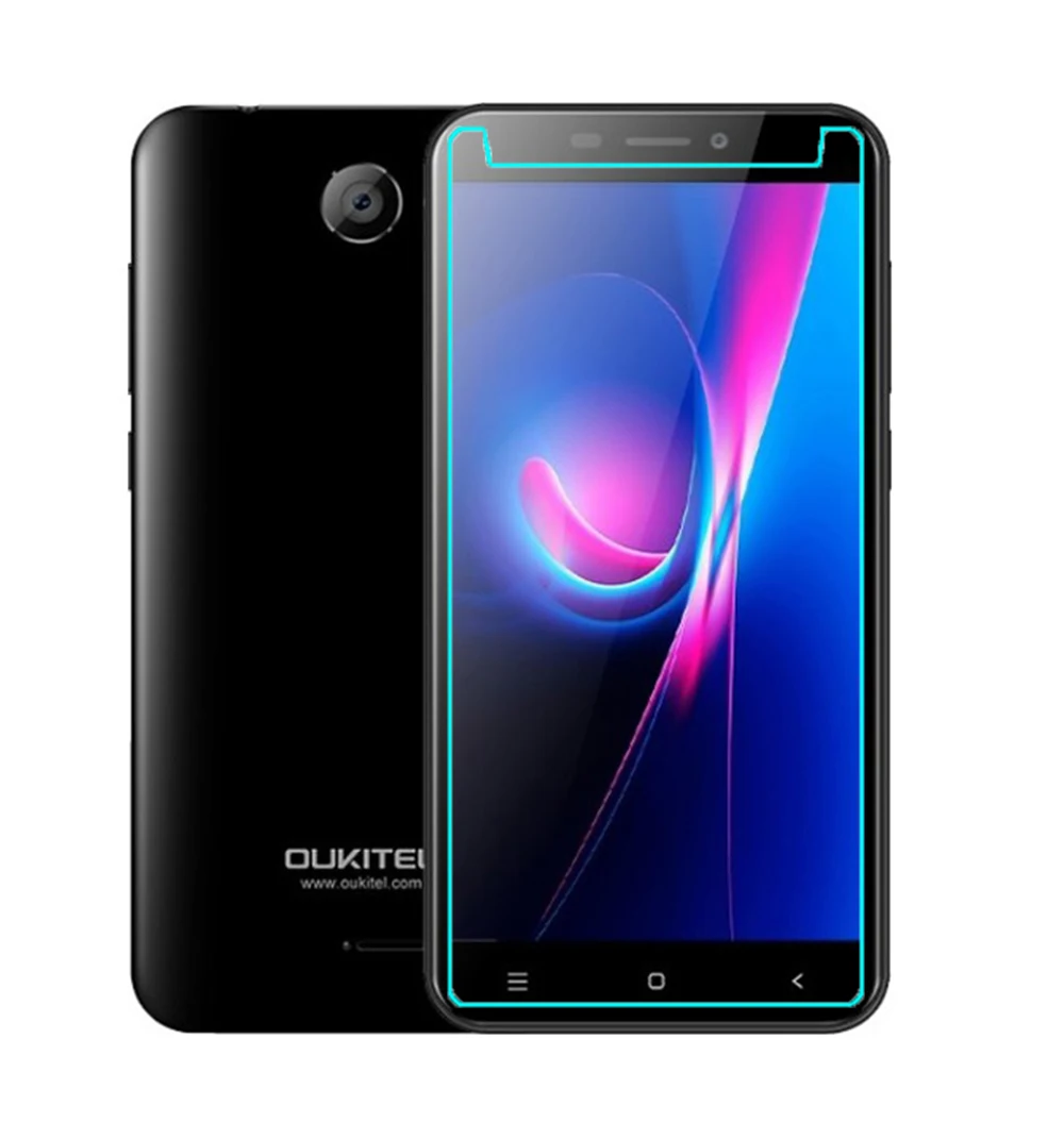

For Oukitel C9 Tempered Glass Screen Protector 2.5D ultra-thin Safety Protective Glass Film on Oukitel C 9,easy to install