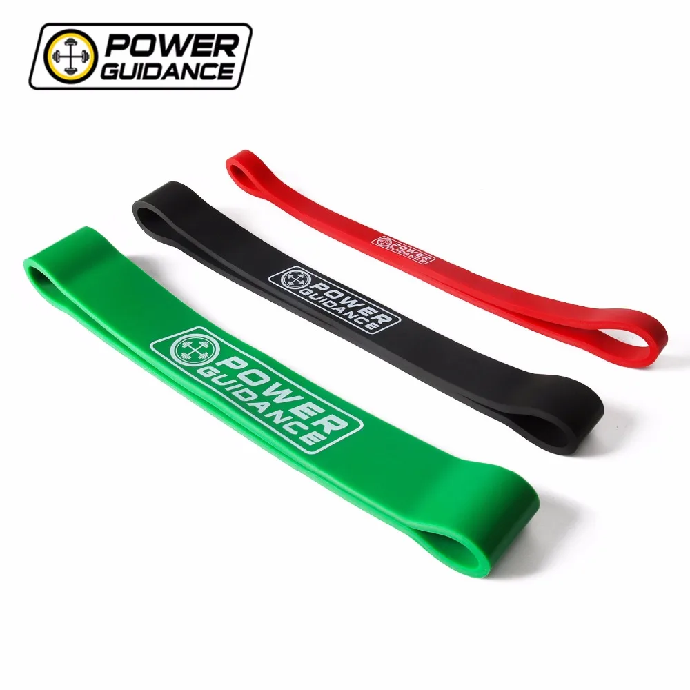 

POWER GUIDANCE Mini 12" Power bands Resistance Pull up Bands Latex Streching Band Loop Strap For Deadlift Hips Glute Activation