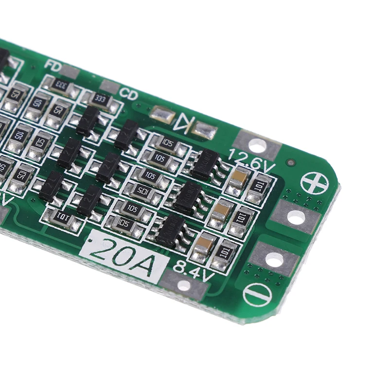 3S 20A литий-ионный аккумулятор 18650 зарядное устройство PCB BMS Защитная плата для электродвигателя 12,6 V Lipo ячеечный модуль