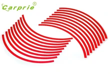 

18 Strips Motorcycle Car Wheel Stickers Reflective Rim Tape Car Sticker Funny Film For Auto Type Jan3