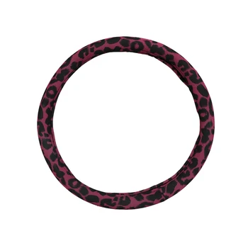 

38CM Pink Black Universal High Quality Fashion PVC Car Auto Steering Wheel Cover