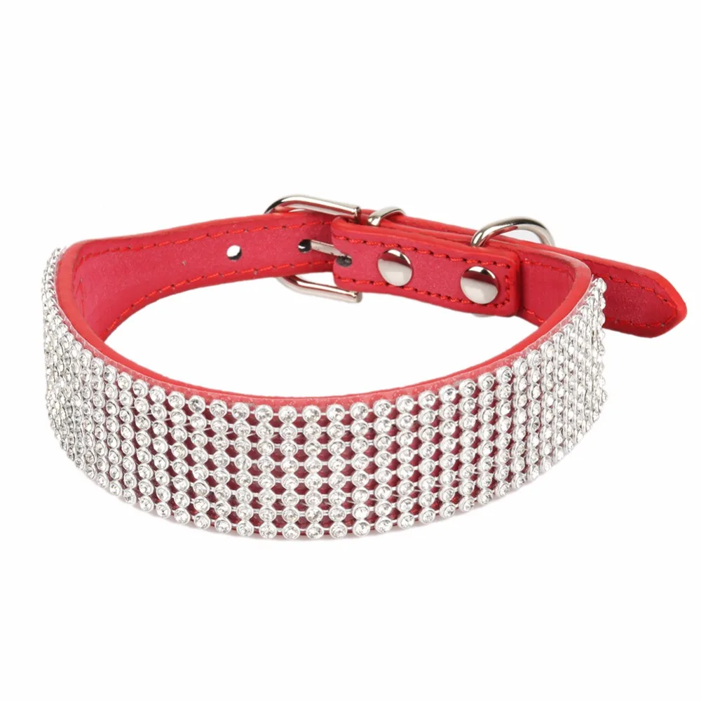 Cats Collars Dogs Rhinestone Kitten Animals Accessories Supplies For