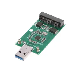 USB 3,0 к Mini PCIE mSATA SSD mSATA к USB 3,0 SSD не нужен usb-кабель JUN08 Прямая поставка