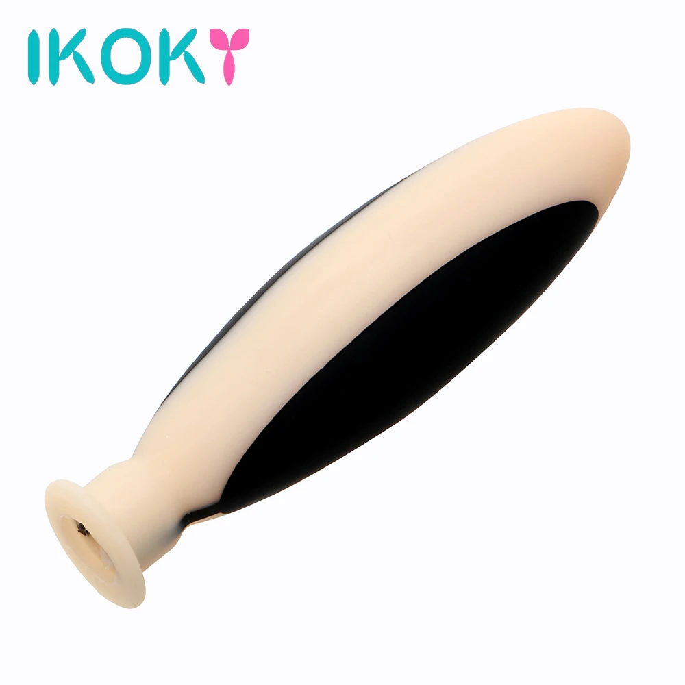 IKOKY Anal Butt Plug Electric Shock Big Size Prostate Massage Silicone Sex Toys for Women Adult Games Anal Expander DilatorAnal Sex Toys