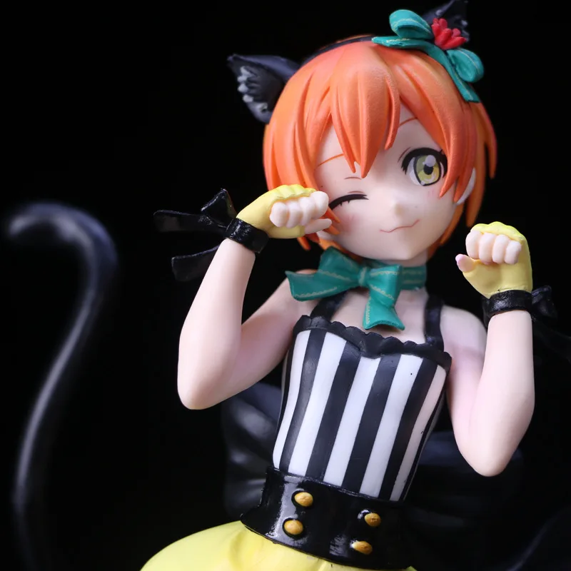 Аниме Love Live! Школьный идол проект Hoshizora Rin 1/7 масштаб предварительно окрашенная пвх фигурка коллекционная модель детские игрушки кукла 24 см