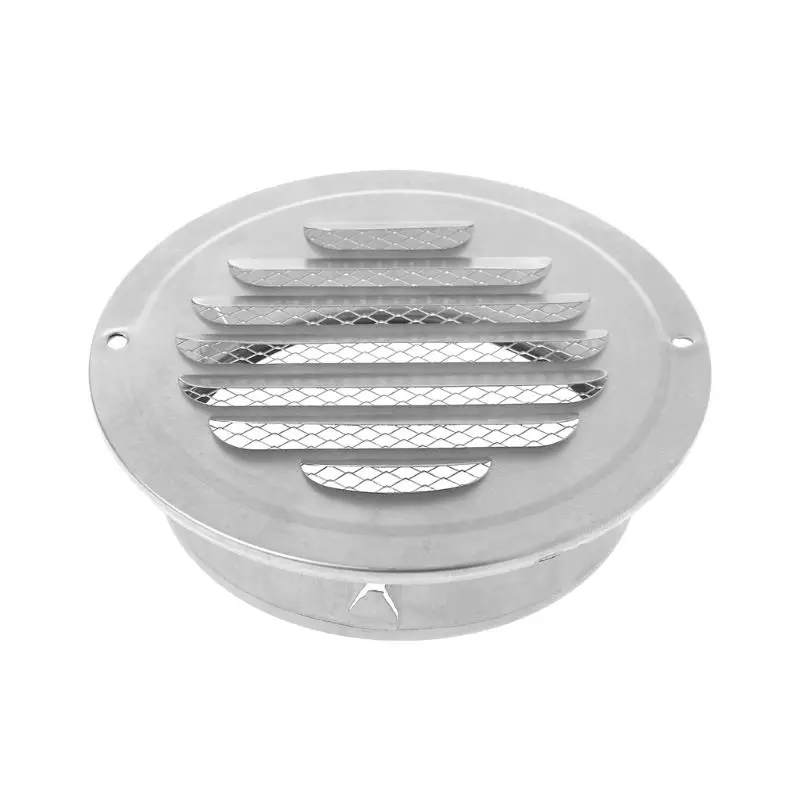 Stainless Steel Exterior Wall Air Vent Grille Round