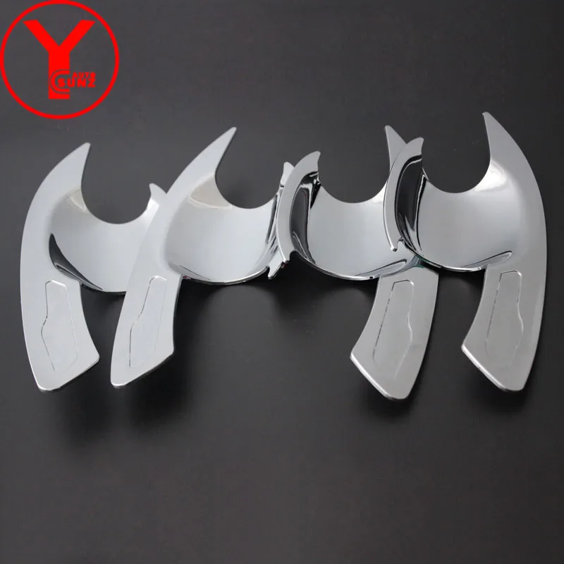 

chrome door handle cover bowl insert for Mitsubishi xpander 2017 2018 car styling door protectors accessories for xpander YCSUNZ