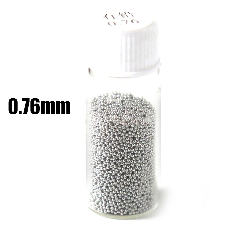 25k 0.76mm Leaded BGA Solder Balls for Reballing Solder Ballsin