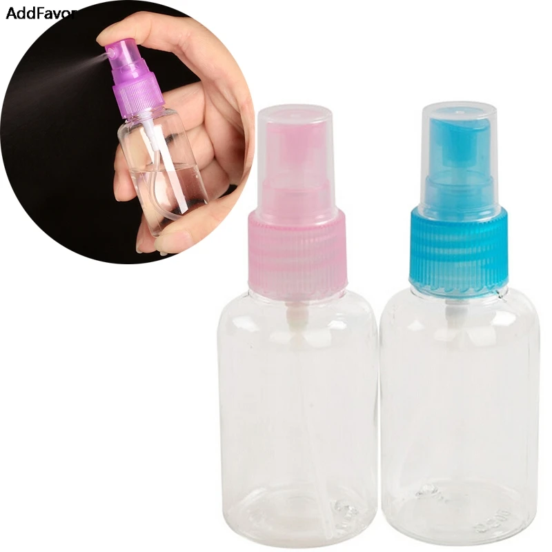 

AddFavor 50ml 1Pcs Spray Refillable Bottles Plastic Empty Cosmetic Travel Makeup Setting Set Refill Beauty Water Spray Bottle