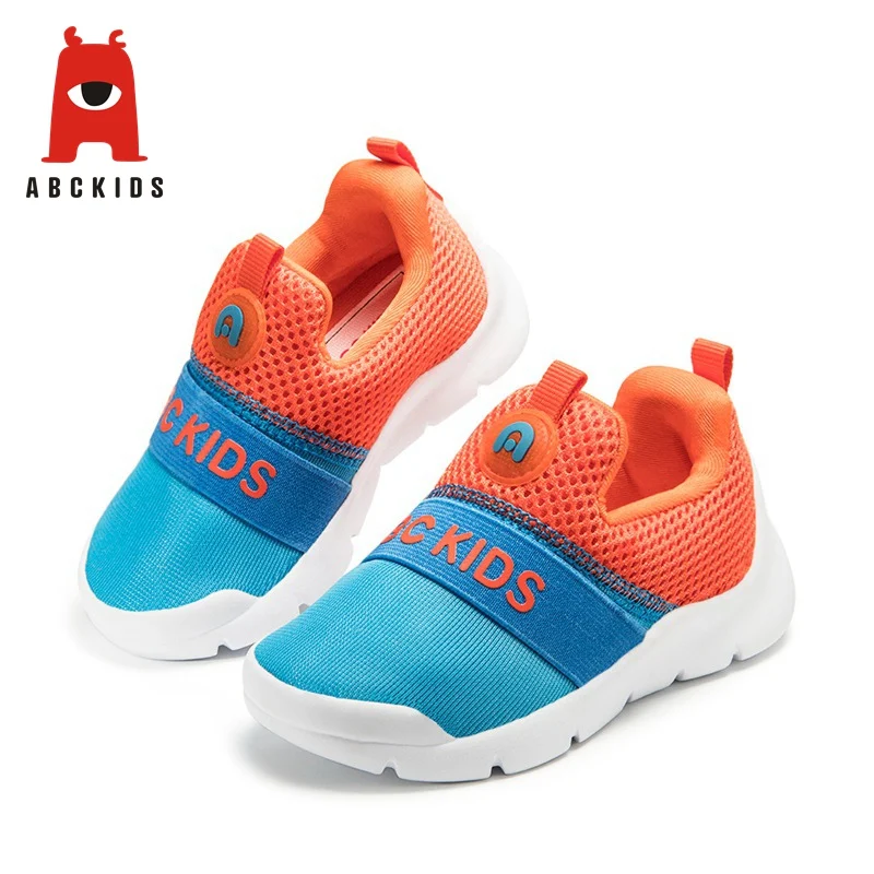 Abckids/ детские дышащие Нескользящие кроссовки унисекс; Мягкая Повседневная прогулочная обувь с резиновой подошвой
