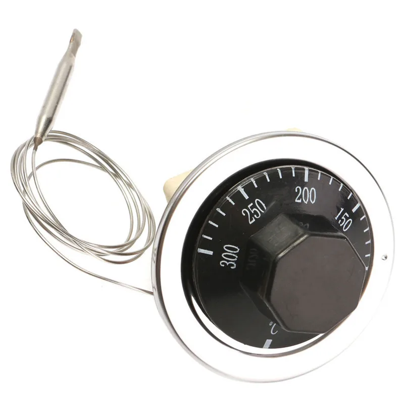 

Thermostat AC 250V 16A 50 to 300 degrees Celsius Temperature Controller NO NC for Electric Oven