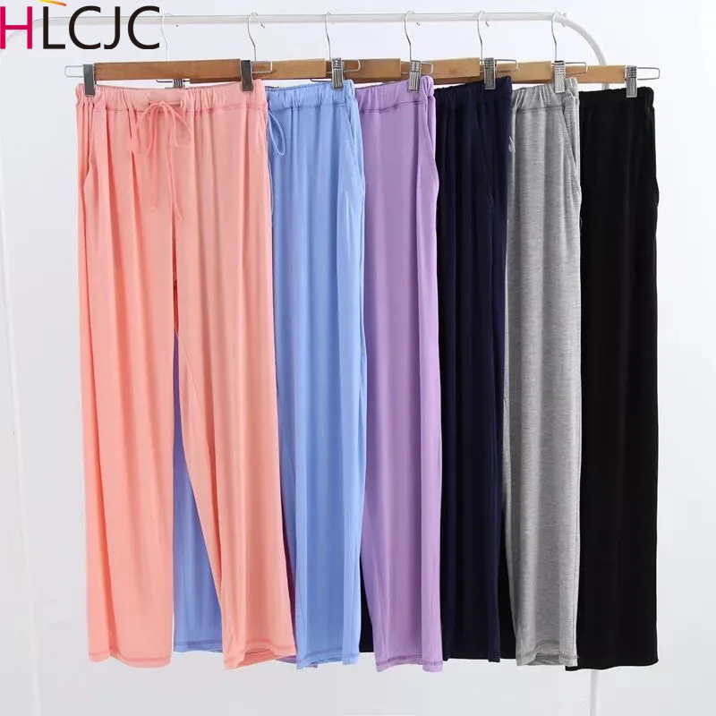 

Women Trousers Spring Autumn Bottom Pyjama Cotton Pajama Pants Ladies Pajama Bottoms Women Loose Elasticity Sleeping Pants