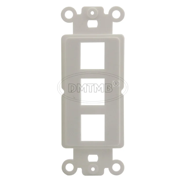3 Keystone Ports Inner Wall Plate With Gray Color Panel AliExpress
