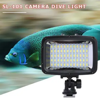

Diving fill light SL-101 Camera Video Fill Light Ultra Bright 60 LED lights 1800LM Photography Lamp for GoPro