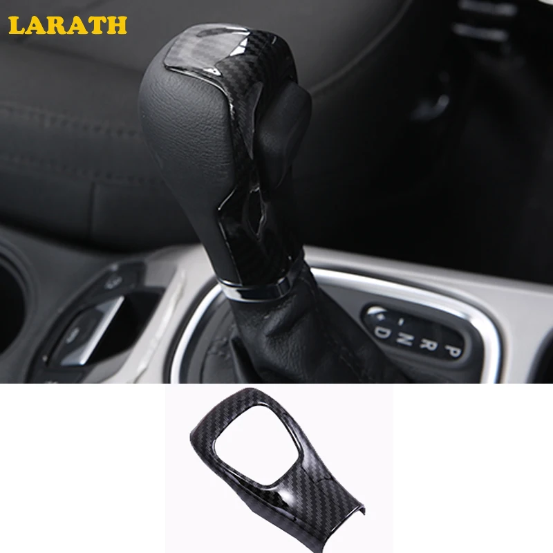LARATH Newest Car Accessories Fake Carbon Fiber ABS Gear Shift Knob